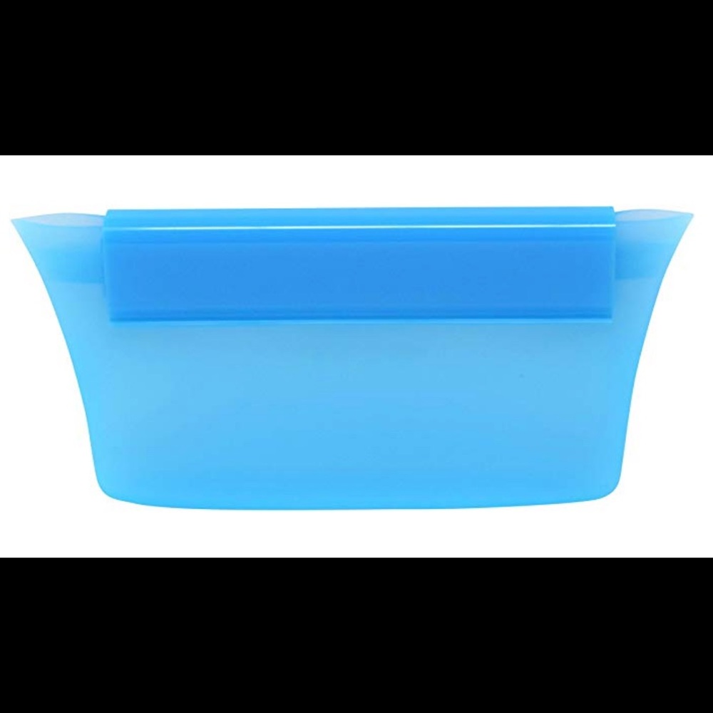 NEW silicon reusable ziploc pouches, set of 3